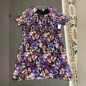 Short Sleeve Floral Dress